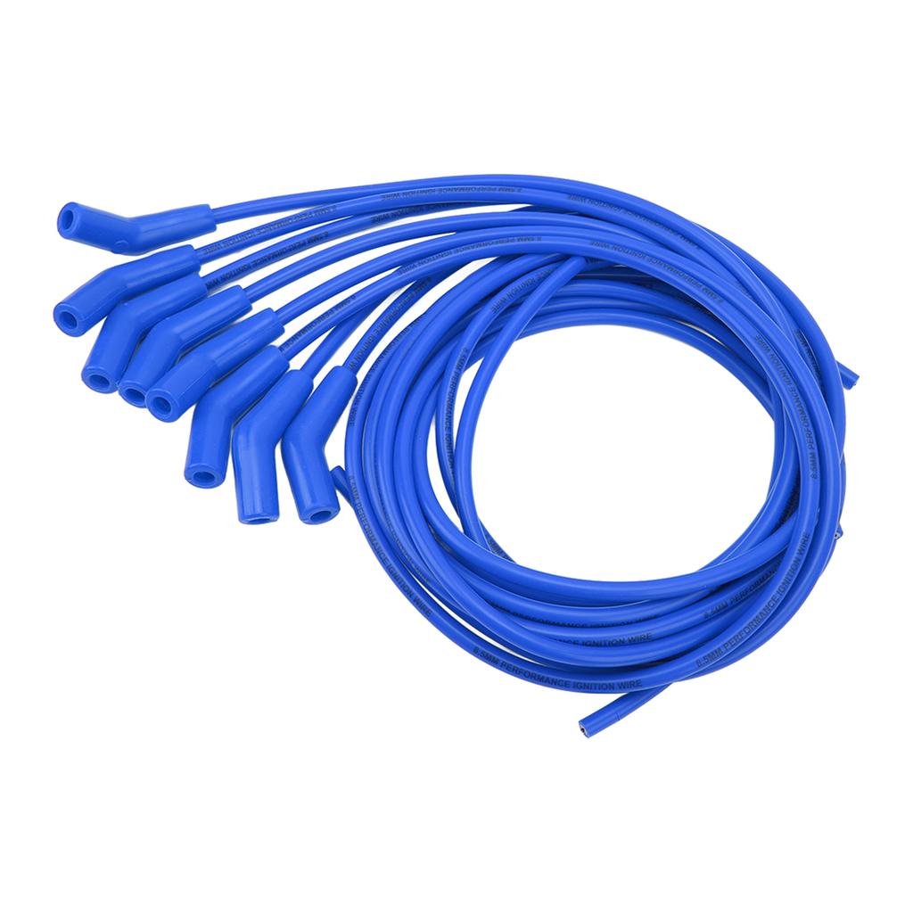 45 Degrees  135 Degrees  Sparking Plug Ignition Wire Set with Dustproof Cover High Performance 8.5mm Diameter