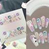 50 Stück Nagel Strasssteine 3D Kätzchen Katze Nagelkunst Charms, 3D Cartoon Kawaii Sanrio Nageldekorationen für
