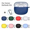 For Huawei Honor Earbuds X3i / X3 Lite Earphone Protective Case Silicone Pure Color Cover for Honor Earbuds X3i / X3 Lite