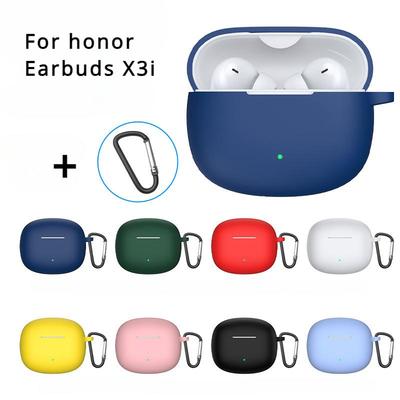 Für Huawei Honor Earbuds X3i/X3 Lite Kopfhörer Schutzhülle Silikon Reine Farbe Abdeckung für Honor Earbuds X3i/X3 Lite
