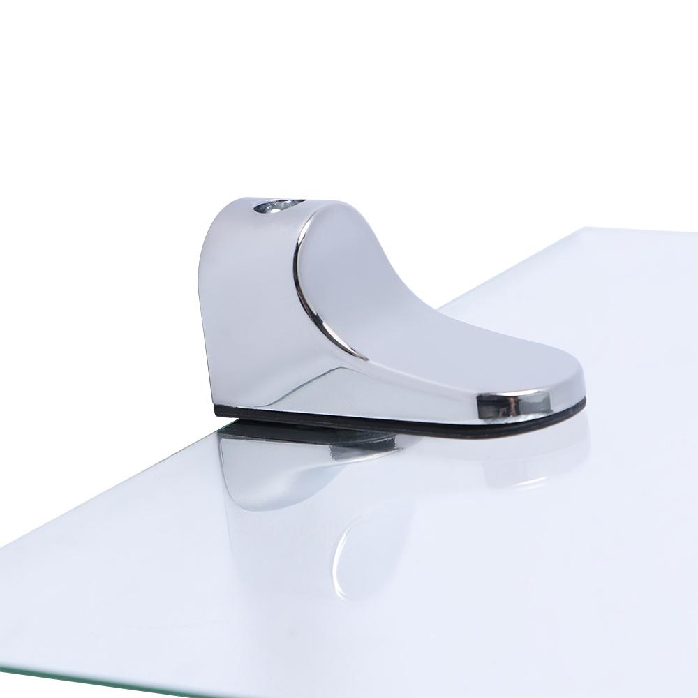 

Горячая Распродажа Полированная Хромированная Стеклянная Полка Стеклянная Полка Регулируемый Кронштейн Держатель Поддержка Металл