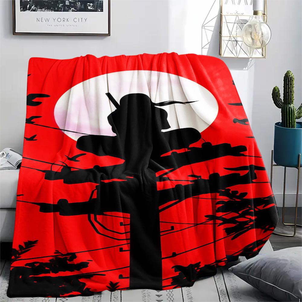 1PC Naruto Patterned Flannel Blanket Suitable For All Seasons For Home Decor Warmth And Comfort Gifts Holiday Present