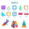 Blocks Magnetic Building Tiles Set Kids Toys Educational Construction 48pcs Gift