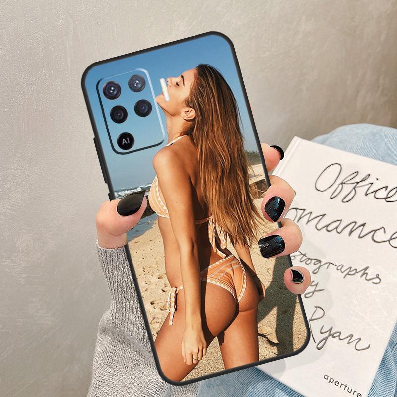 Beach Booty Bikini Girl Case For Oppo A54 A74 A94 A17 A57 A77 A76 A16 A96 A18 A60 A80 A40 A38 A58 A78 A98 A15 A5 Pro