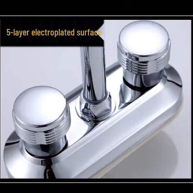 Deer Double-Handle Hot & Cold Basin Faucet