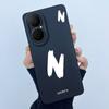 For Huawei Nova Y73 4G Lucky Initial Letter Phone Case For Huawei Nova Y73 NovaY73 4G Soft Silicone Back Cover Shockproof Bumper