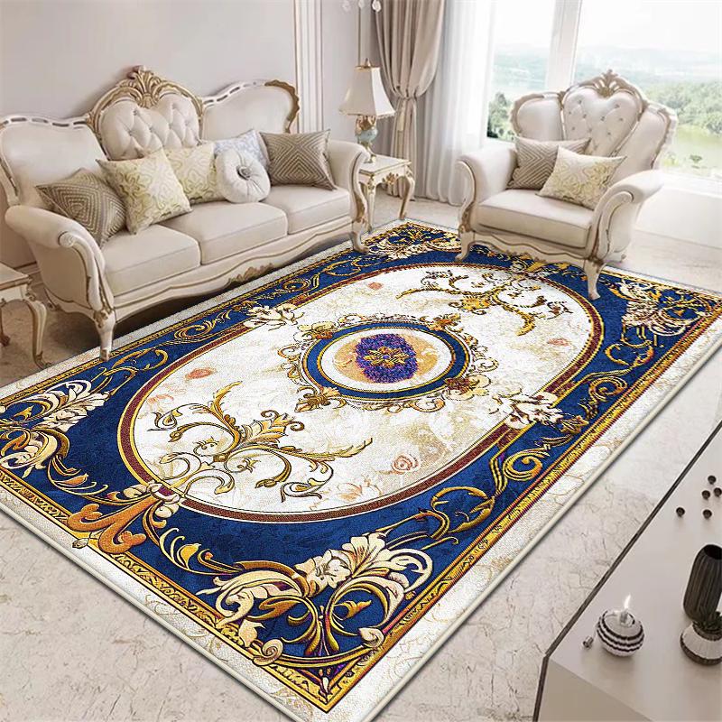 Large Size Luxury Gorgeous Carpet Living Room Decoration Coffee Table Area Non-slip Floor Mat Bedroom Cloakroom Entrance Rugs