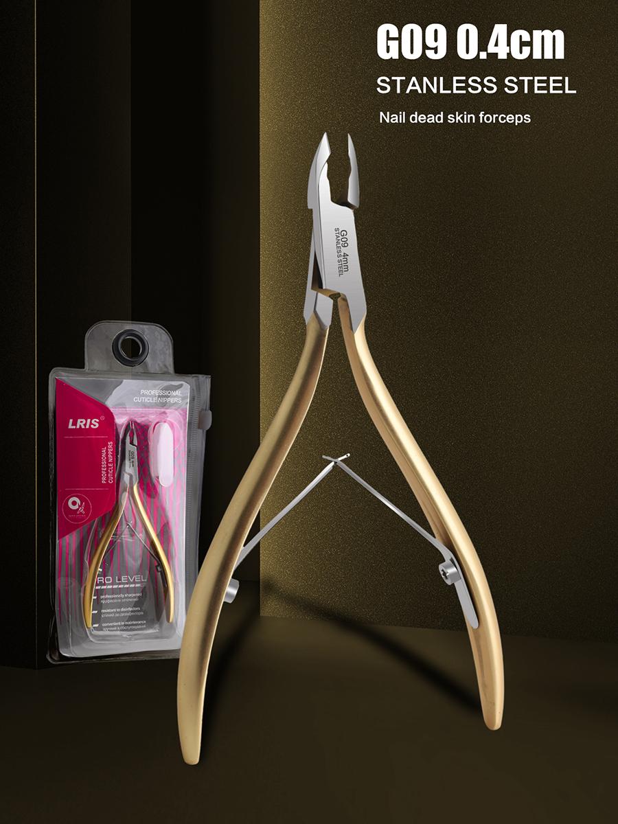 

Золотые ножницы для омертвевшей кожи, маникюрный салон, специальные отшелушивающие плоскогубцы для омертвевшей кожи, ножницы для стрижки ногтей из нержавеющей стали