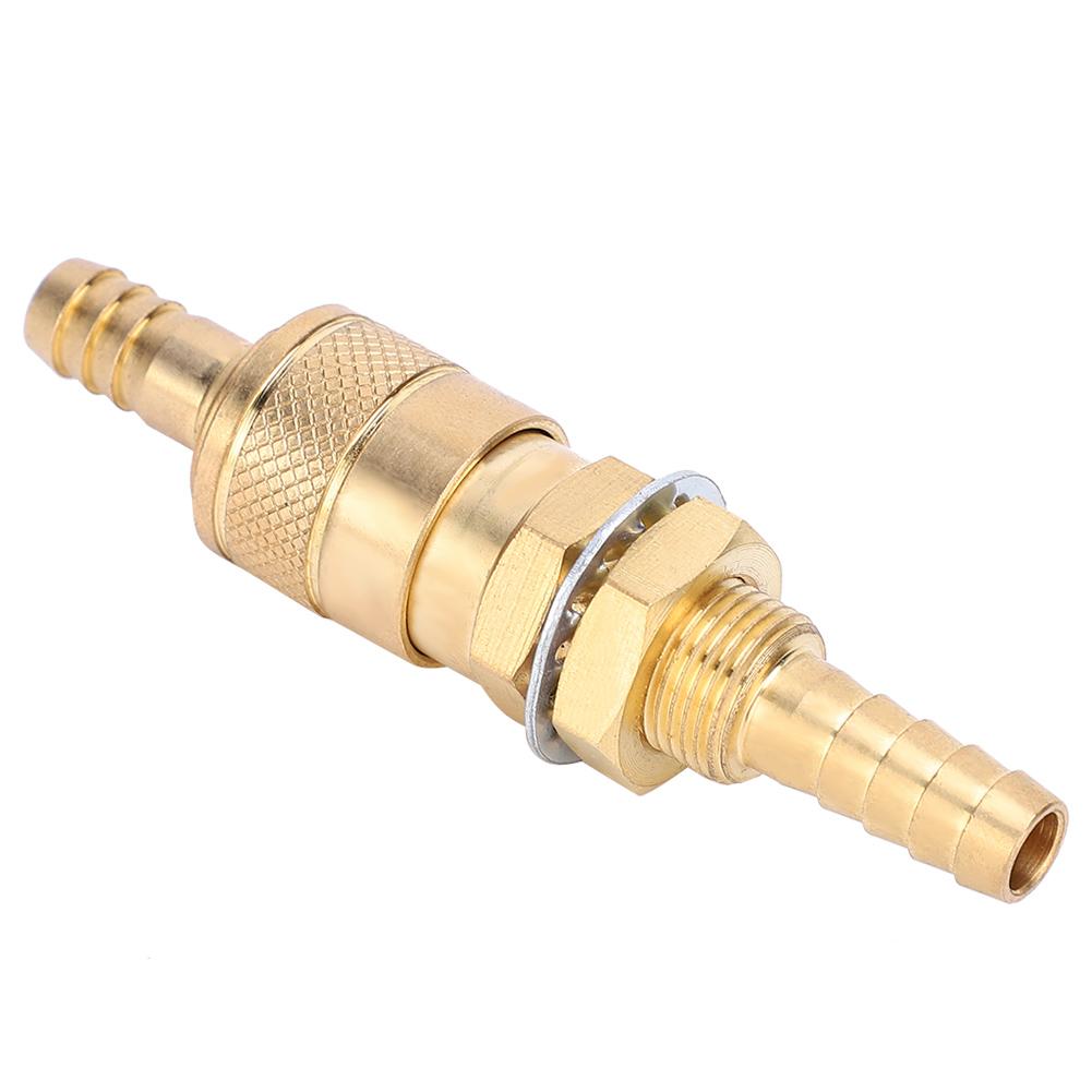 8mm Pair of Water Cooled & Gas Adapter Quick Connector Fitting for MIG TIG Welder Torch