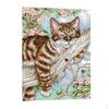 Geteld Bedrukt Kattenpatroon DIY