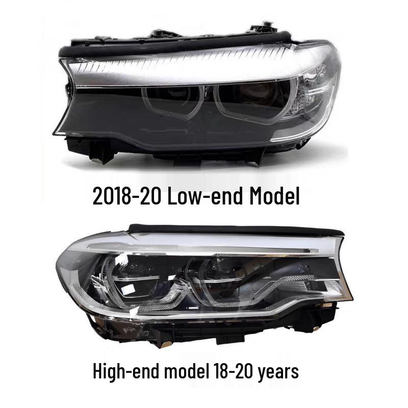 Compatible Headlight Semi-Assembly for 2011-2022 BMW 5 Series (F10/G30/F18), Front Lighting Lamp 530/525.