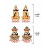 Combo of 2 Gold Tone Padmavati Inspired Dangle Earring For Women