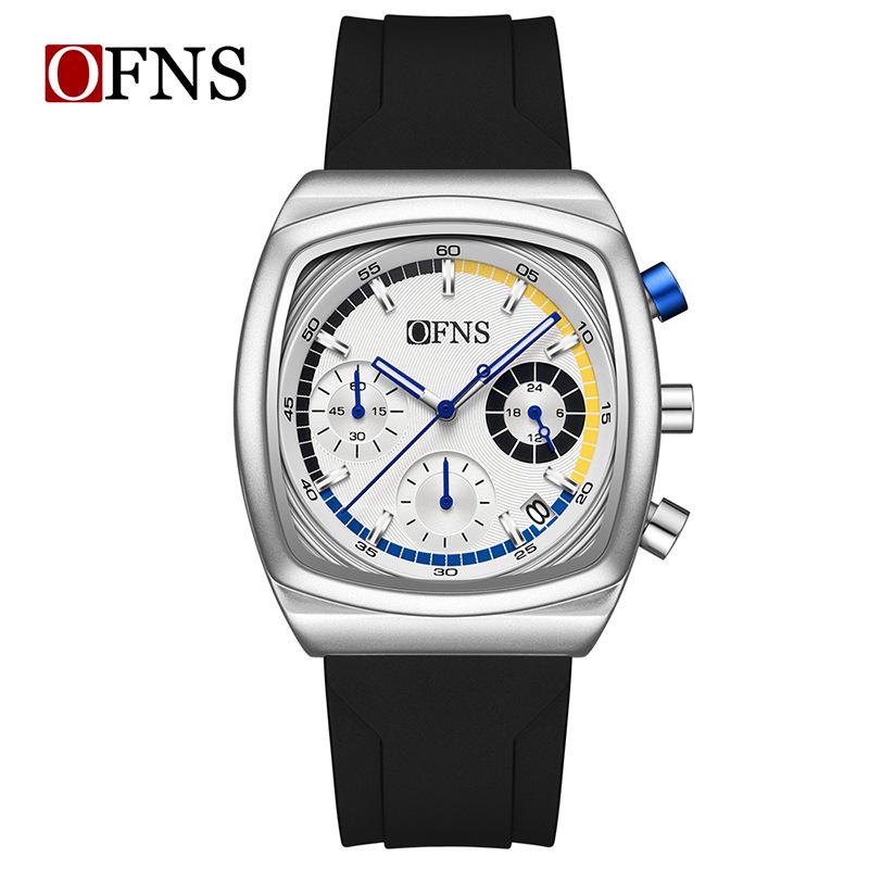 Retro Quartz Luminous Watch: Personalized Men s Fashion Timepiece with Three-Eye Display & Calendar.