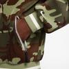 Nike Jachetă de baschet cu fermoar complet și imprimeu camuflaj Dri-Fit pentru bărbați Jachete Verde-ulei DX0424-259