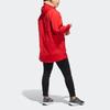 Adidas Cny Tiger Year Limited Edition Fleece-Lined Mid-Length Woven Hooded Jacket Women Outerwear Crimson HI3263