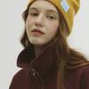 Between A and B Bubble Label Cashmere Wool Blended Beanie_3 Colors