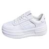 Popular little white shoes women's spring 2025 new women's shoes versatile casual board shoes niche heightening platform single shoes