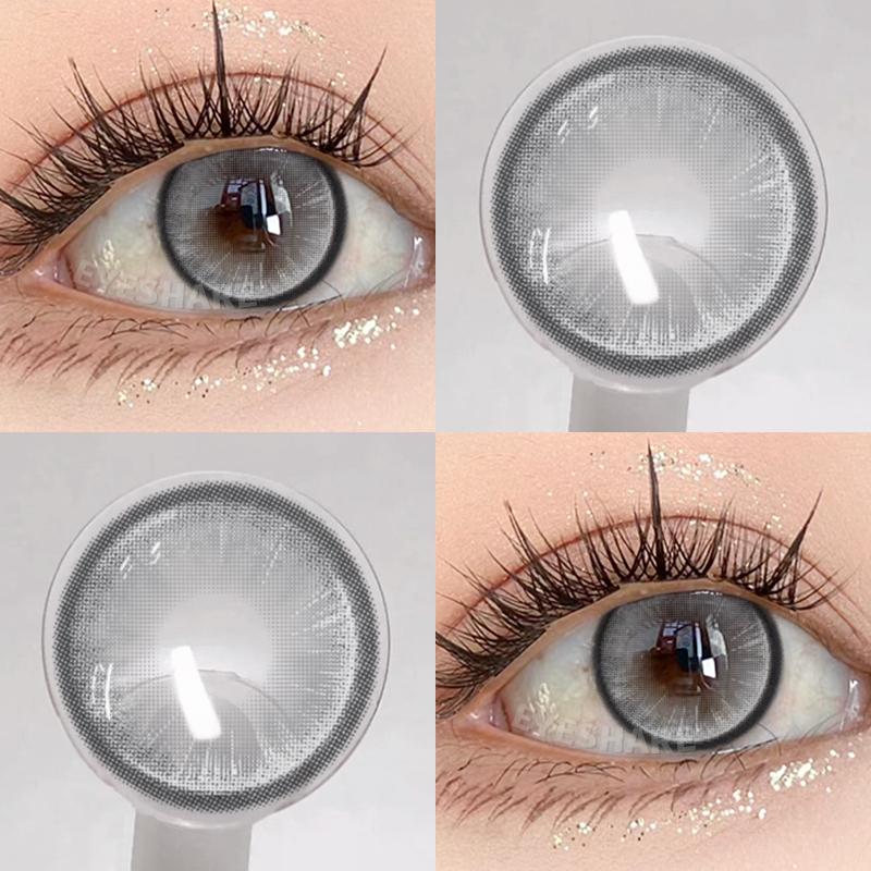 AMARA 2 Stück Farbige Pupillen für Augen Blaue Pupillen Grüne Hochwertige Farbige Kontaktlinsen Braune Natürliche Linse Graue Augenlinsen