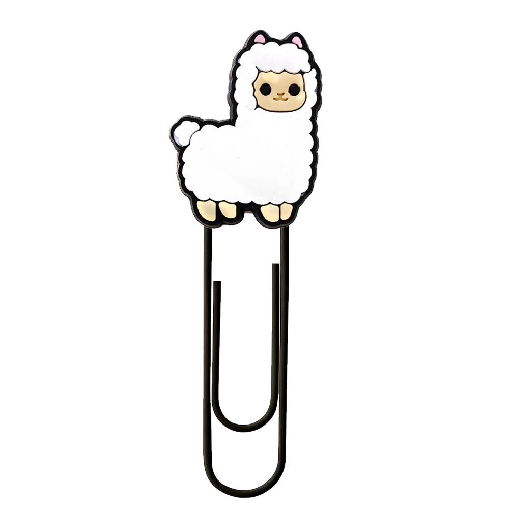 Small Animal Cartoon PVC Paper Clip Bookmark Spinner - Cute DIY Office Decoration