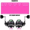Digital Display  Electronic Fishing Reel Waterproof Bait Fishing Reel Suitable for Deep Sea Ice Fishing Catfish Solar Power + USB Charging Metal Base