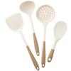 4pcs Silicone Kitchenware Utensils Set Pot Shovel Leaky Spoon Soup Spoon Ladle Cooking Set Party Home Kitchen Tools