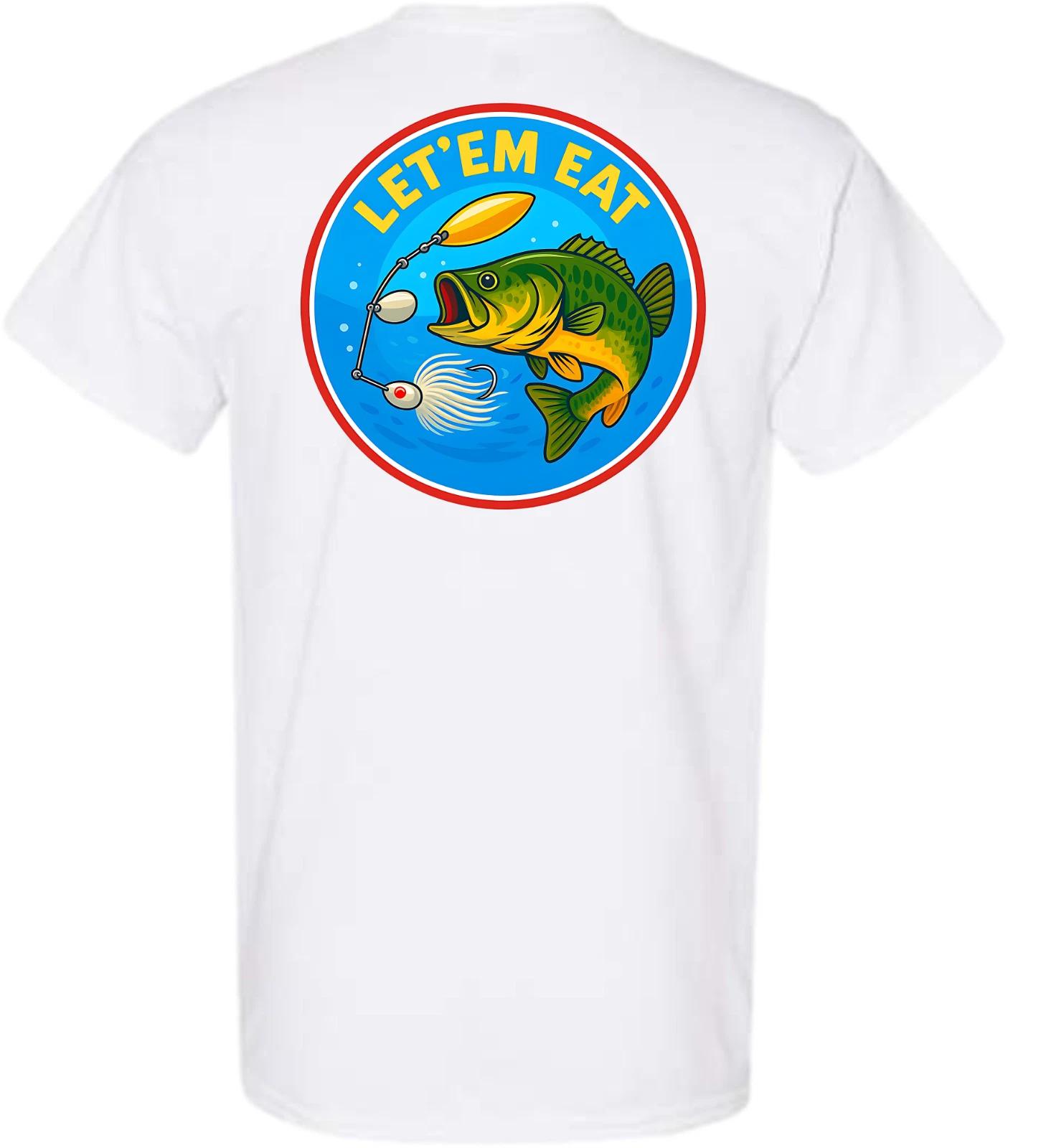 Let Em Eat Bass Fishing Short Sleeve T-Shirt S