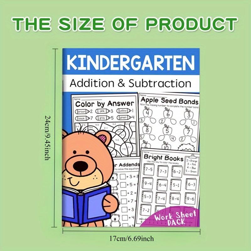 32 pages with 10 or less of addition and subtraction mathematical training