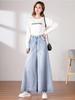 Women's High-Waist Wide-Leg Cropped Jeans