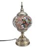 Mosaic Glass Table Lampshade Vintage Bronze Metal Base Handmade Colorful Marrakech Turkish Lampshade