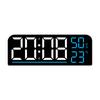 Stylish LED Digital Alarm Clock with Temperature and Humidity Display Perfect for Bedroom and Living Room Home Decors