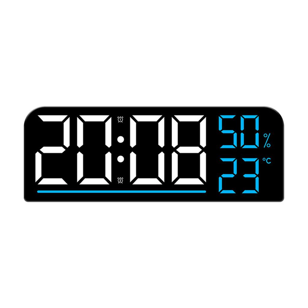 Stylish LED Digital Alarm Clock with Temperature and Humidity Display Perfect for Bedroom and Living Room Home Decors