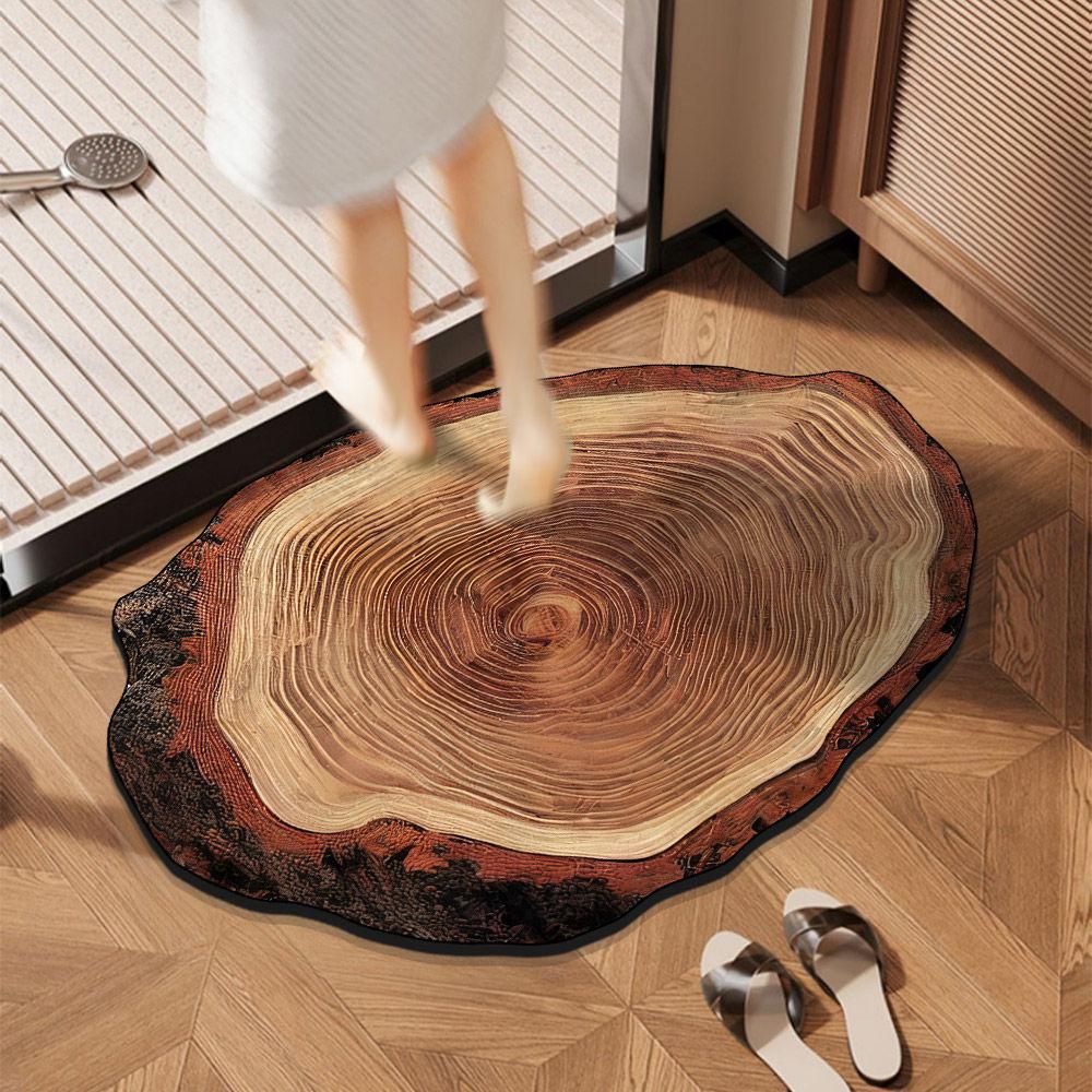 Bathroom Door Absorbent Mat Quick Drying Mat Dirt Resistant and Non Slip Bathroom Mat