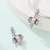 2026 Glamour Pendant Animal Baby Elephant Cat Swan Beaded DIY Jewelry Bracelet Accessories 925 Silver