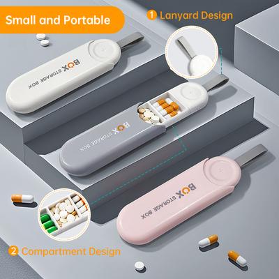 Tägliche Pillenbox mit mühelosem Öffnungsdesign Pillenbox Arthritis-freundlich Pillenetui für Vitamine Nahrungsergänzungsmittel