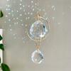 Galaxy Metal Crystal Sun Catcher Ring Pendant Suncatcher Crystal Jewelry Gardening Crafts Car Decoration Window Sun Catcher Gift