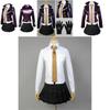 Danganronpa Kyoko Kirigiri Costume Dress Set With Elegant Uniform Style And Gloves