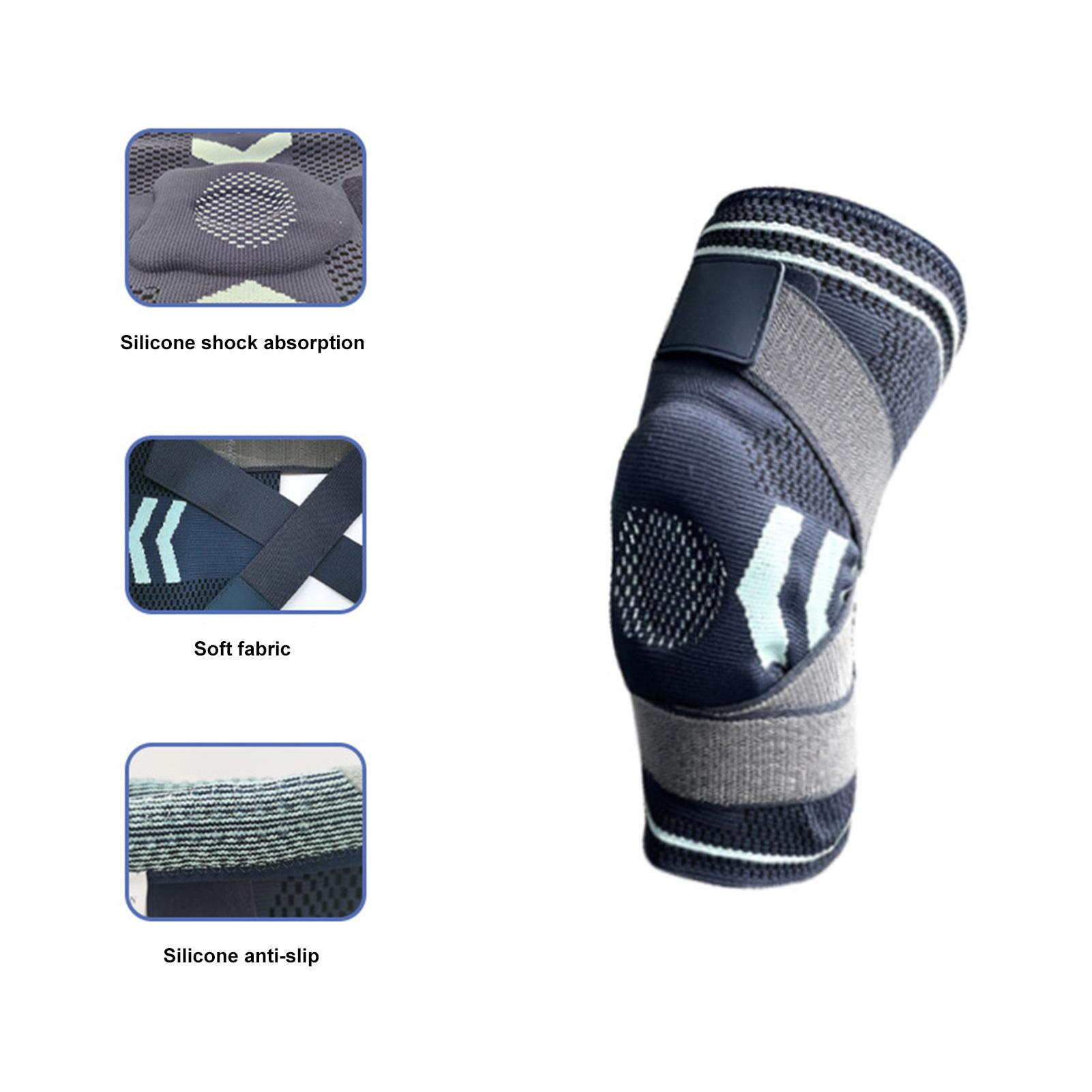 1 шт. эффективный удобный противоскользящий наколенник для фитнеса — фото 3