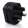 Charger Converter Mains Socket Adapter UK Plug To EU Plug Black For Shaver Plug/Toothbrush
