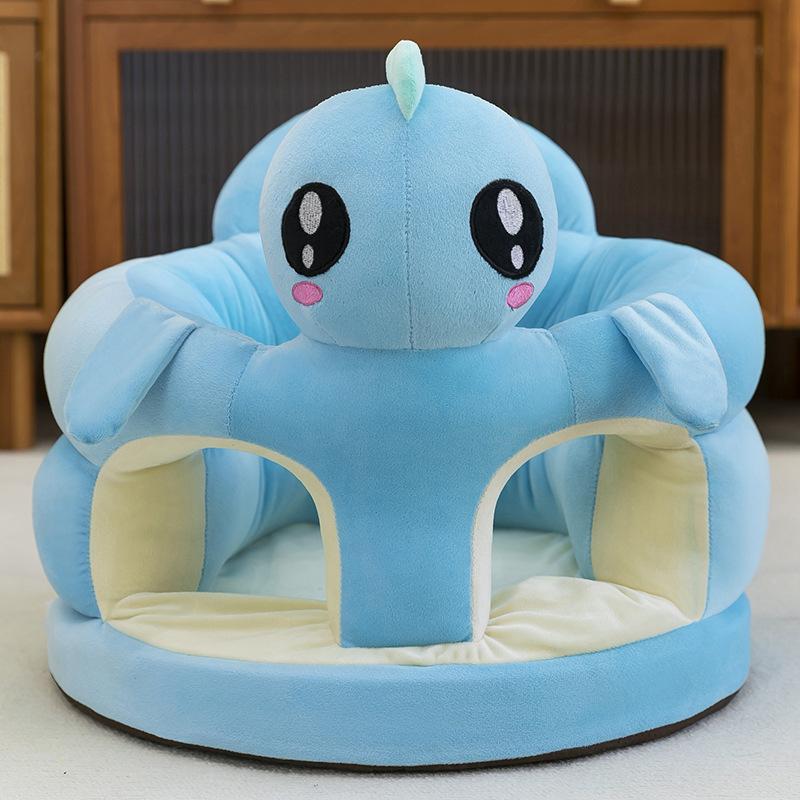 Asiento Escolar Infantil Anticaída y Antideslizante con Fondo Redondo, Respaldo Alto que No Daña la Columna Vertebral, Cómodo para Bebé, Sofá Pequeño con Artefacto para Bebé