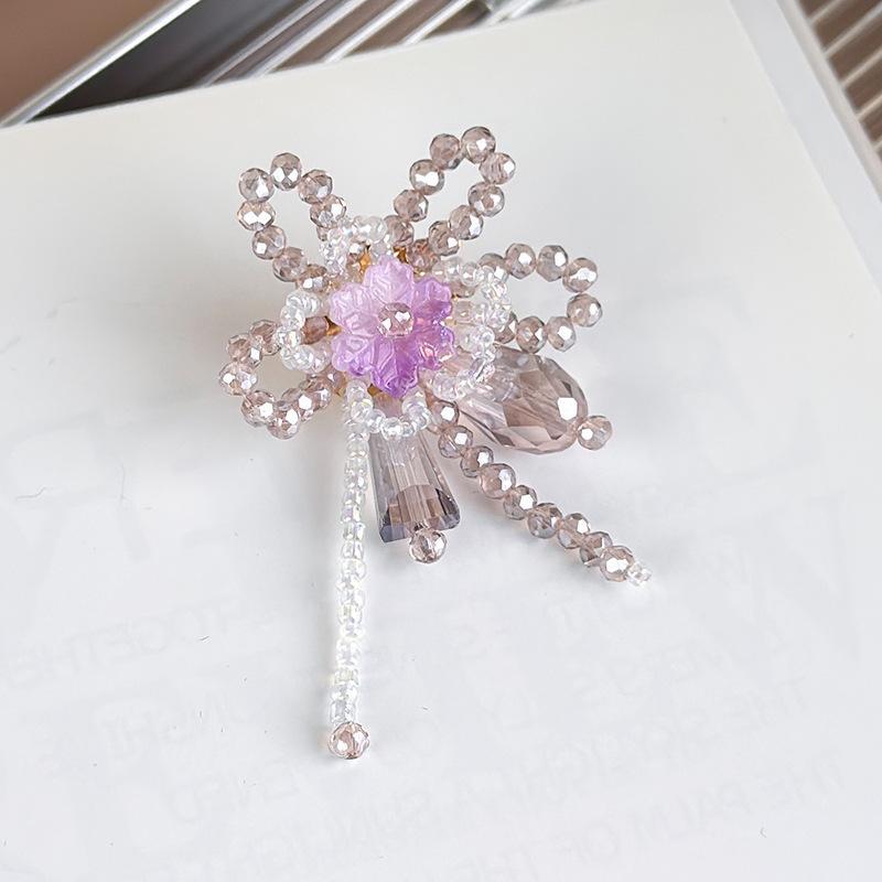 Handmade  Shoe Charms Sparkly Beaded Flower Design Diy Shoe Decoration Accessories For Women Girls Daily Wear