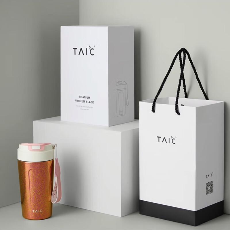 TAIC Double-Wall Pure Titanium Vacuum Insulated Coffee Mug