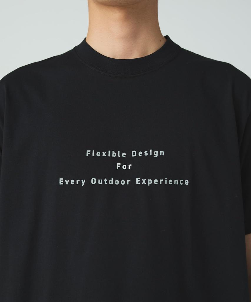 Snow Peak Jikaro Firering Table Short and Size M T-Shirt TS-25AU004, Sleeve, Men's Women's, Black,