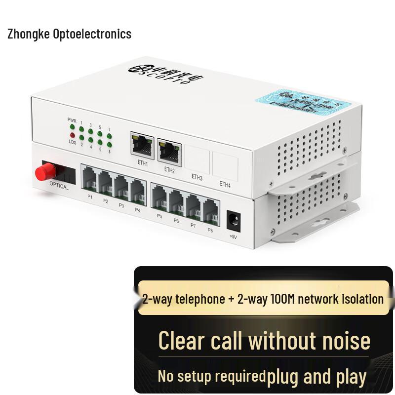 Zhongke Optoelectronics Telephone Fiber Optic Multiplexer