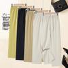 2025 Women's High-Waisted Straight-Leg Summer Pants - Loose, Thin, Casual for Middle-Aged & Elderly Moms