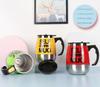 500ML Self Stirring Mug Stainless Steel Mix Coffee Tea Cup with Lid Automatic Electric Lazy Coffee Milk Mixing Auto Stirring Mug