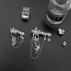Punk Hair Clip for Women Girl Vintage Crystal Star Tassel Hairpins Harajuku Y2K Fashion Headwear Hair Jewelry Accessory