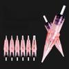 20Pz Cartucce Monouso Rosa per Trucco Permanente FIX Current Machine Aghi per Tatuaggio All-in-one per Sopracciglia, Labbra, Eyeliner Microblading