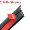 5M Car Rubber Door Side Window-Trim Edge-Moulding Weatherstrip Seal Strip V-Type