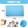 Dog Cooling Mat Small Cooling Pad Summer Pet Bed for Dogs Cats Kennel Pad Breathable Pet Self Cooling Blanket Dog Crate Sleep