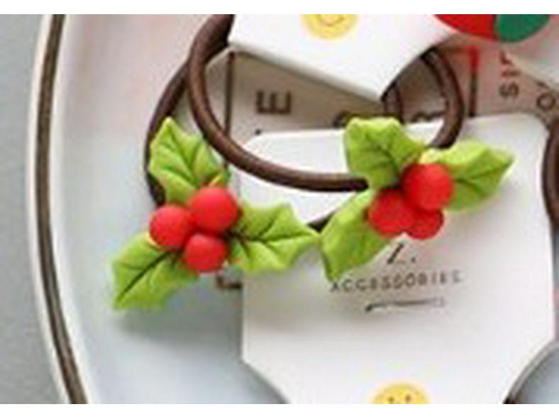 2021 Christmas Santa Claus Hair Ties & Headbands for Kids - Hair-Friendly Accessories